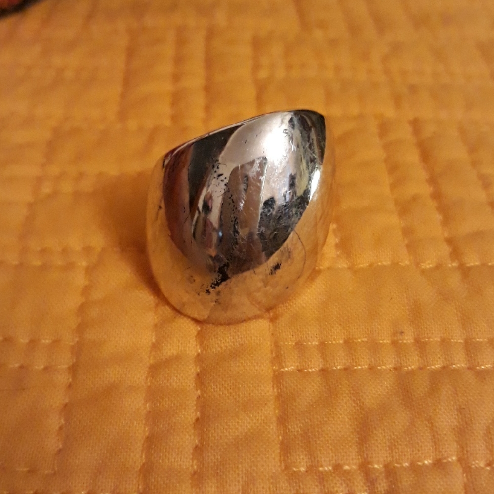 Silver Statement Ring - image 1